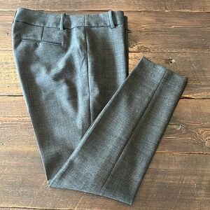 J.Crew Minnie side zip stretch ankle wool blend pant, 4, Heather gray EUC